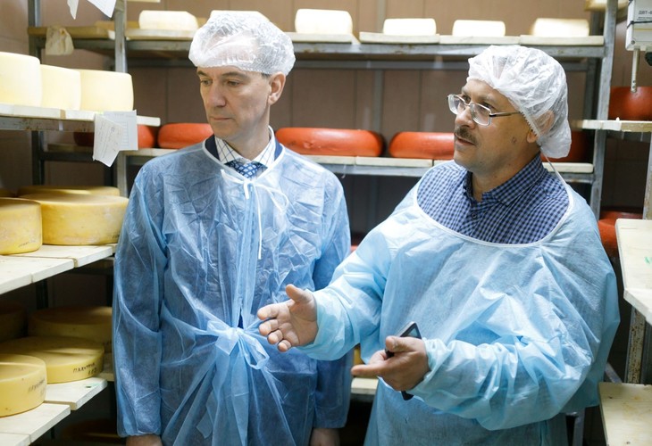 Гарантийный фонд Республики Татарстан посетил производство сыров и сырных продуктов, воспользовавшееся льготным кредитованием